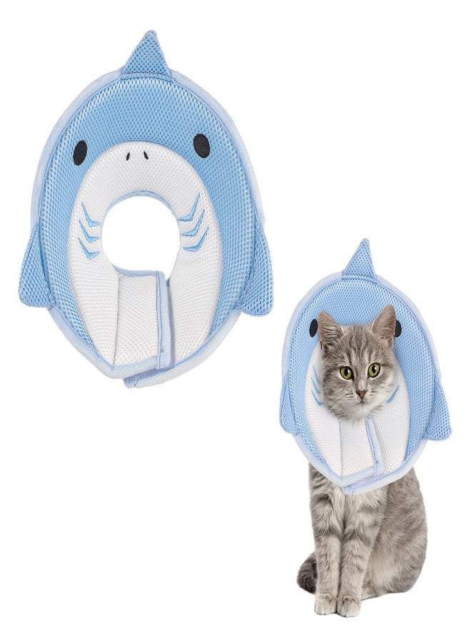 Friusate Cat Recovery Collar - Soft, Adjustable, Breathable, Lightweight Cat Cone to Stop Licking - After Surgery - Image 1